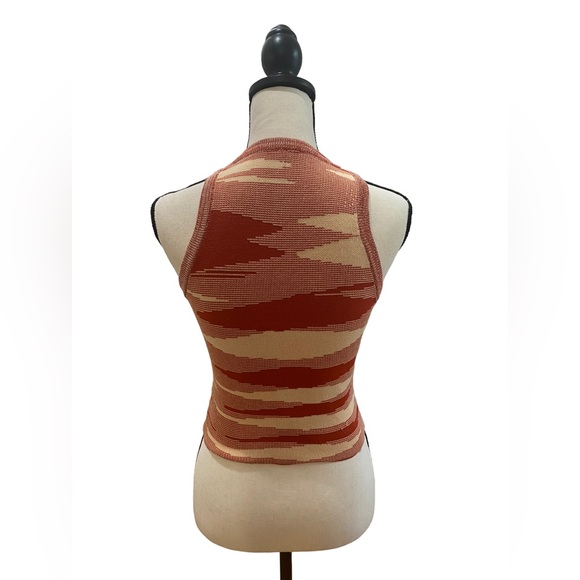 Abstract Print Knit Tank Top - Picture 2 of 2